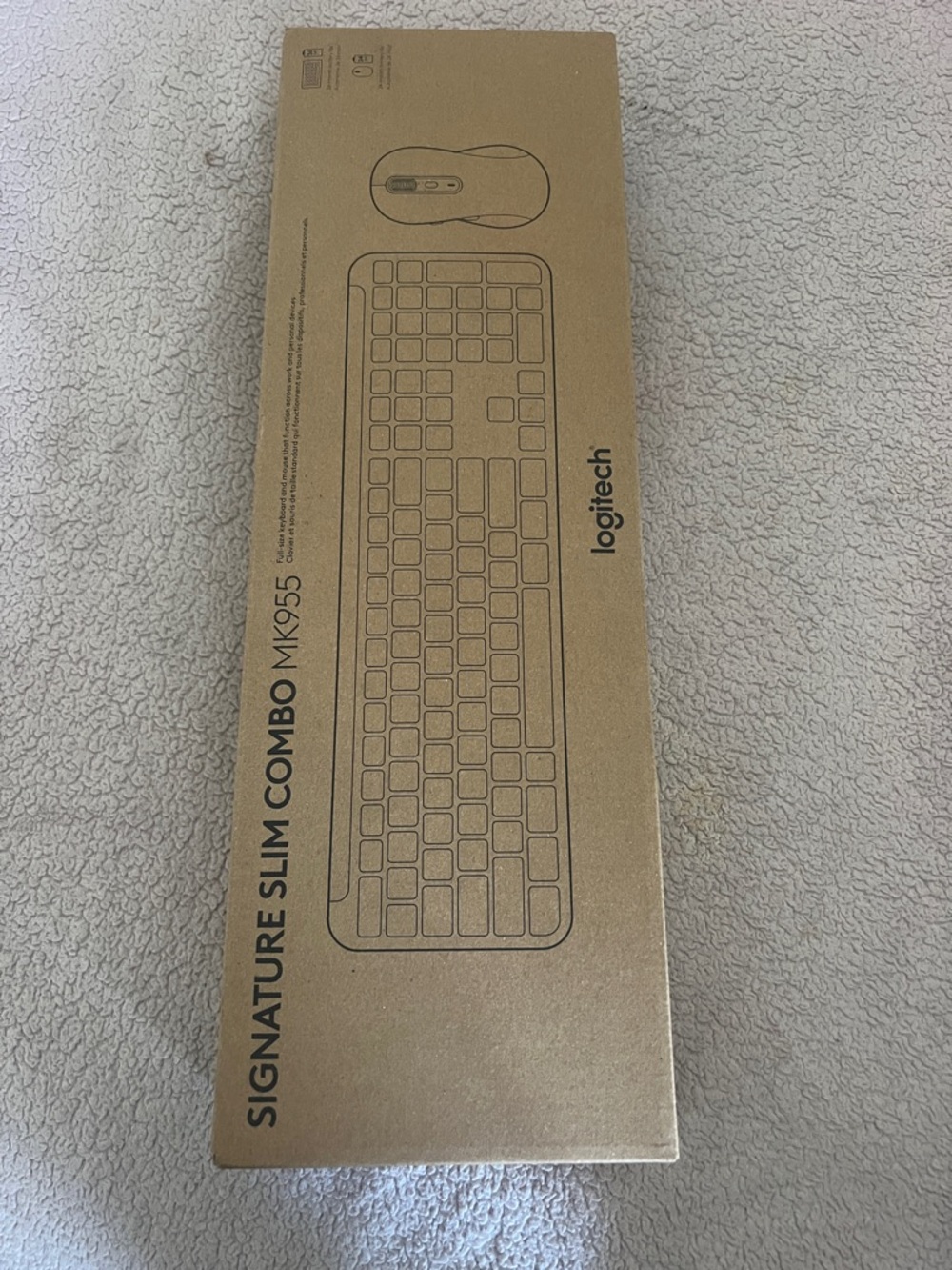 Logitech Signature Slim Combo MK955 Kraft Brown Packaging
